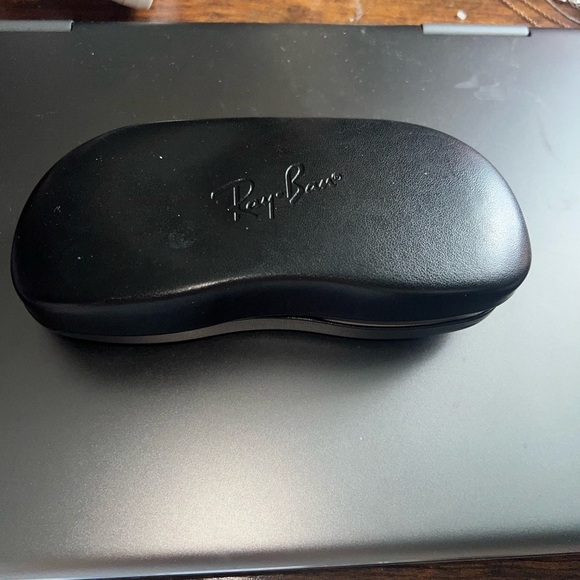 RAY-BAN Rx-able Eyeglasses RB 522-8247950B17140 Black Red & White Frames/case - Picture 9 of 11